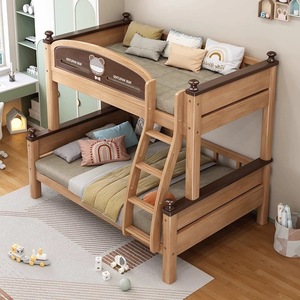 全实木双层床上下床儿童床上下铺高低床小户型床子母床双人组合床