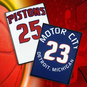 活塞队25号罗斯城市版球衣球裤23号格里芬篮球服套装男女背心定制