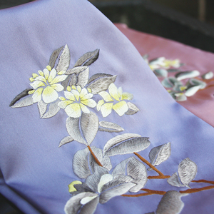 苏州好风光 真丝手绣茉莉花丝巾 双面刺绣丝绸伴手礼商务定制礼品