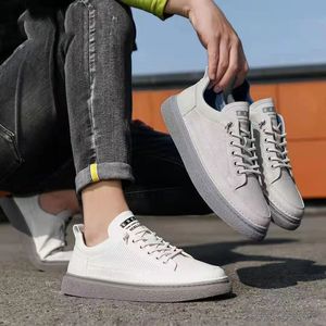 凯路轩男鞋2022新款春季真皮小白鞋软底运动休闲板鞋韩版百搭潮鞋