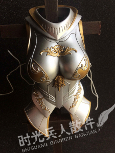 y4 路西法lucifer 大天使长米迦勒曙光之翼 1/6 女骑士胸铠甲模型