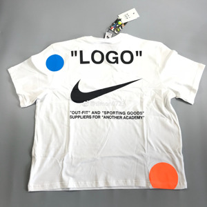 nike off-white  世界杯联名 限量白色球衣 短袖  大logo  tee