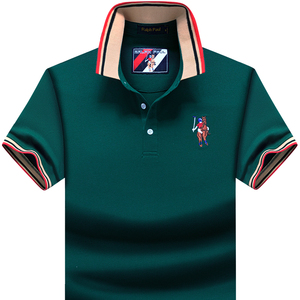 国际名牌正品保罗polo衫纯棉短袖t恤男士宽松半袖有领男装体恤潮