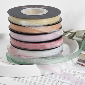 小清新细丝带手工蝴蝶结材料鲜花花束彩带礼物装饰带子包花雪纱带