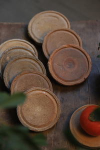 景德镇元明时期垫子窑具老物件柴窑烧陶瓷托垫壶托盆托杯垫