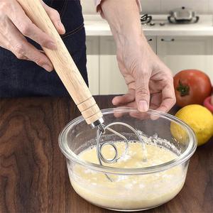 面粉搅拌棒长柄不锈钢线圈打蛋器手动奶油面团和面棍家用烘焙工具