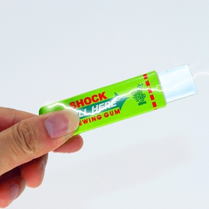 电人口香糖玩具带电触电电击恶作剧恶搞坑人神器创意整蛊搞怪道具