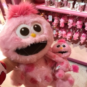 日本 无运费 usj环球影城 芝麻街粉色moppy 大号玩偶男女朋友礼物