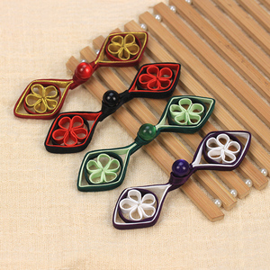 旗袍盘扣扣子复古手工空心梅花纽扣古风老式对扣上衣服饰装饰辅料