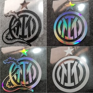 汽车立体蛇纹贴纸 球队车贴国际米兰新队徽 蛇精灵国米车门贴风挡