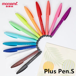 monami慕那美Plus Pen.S草图笔速写笔纤维水性笔 新增复古色18色