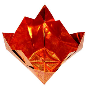 金斗,旺旺金,八角莲花盆,聚宝盆金纸,50个批发成品展开即用