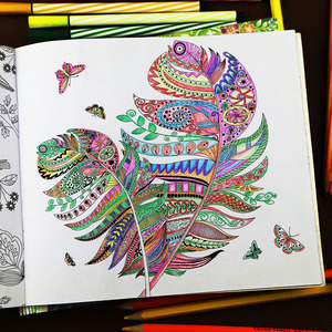 书籍成人魔法奇幻我爱的蜜密密神秘花园秘解减压图鸦手绘本画画册时间