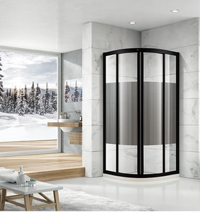 中山泰伦淋浴房d-s01卫生间干湿隔断扇型淋浴房按实际非标定制