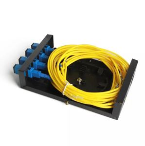 4口SC光纤终端盒 光线盒熔接盒接续盒光缆接头盒含尾纤 满配