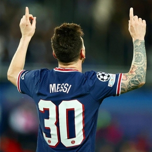 正品21-22巴黎圣日耳曼球衣30号梅西足球队服10号内马尔主场套装