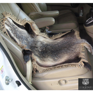 獾皮獾子皮汽车座垫 四季通用 成品 单垫 真皮汽车坐垫 沙发垫