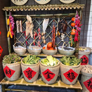 土特产店货架展示架