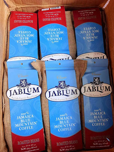 牙买加原装进口麻袋Jablum庄园蓝山咖啡豆454±20g克16oz整箱12袋