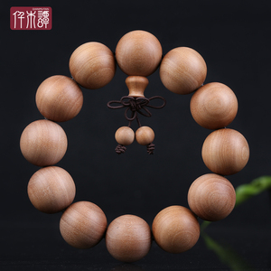 仟木谭老山檀香木佛珠手串黑肉沉水级108颗男女手链单圈多圈檀木