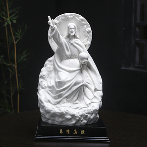 天主教摆件全能像耶稣基督教陶瓷主内圣物家居用品教堂十字架饰品