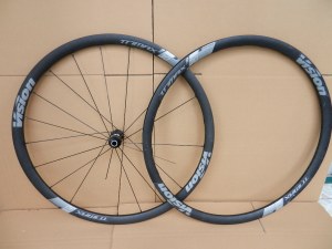 00drawgun淘宝正品vision sc40 sc55 圈刹碟刹 碳纤维公路车轮组