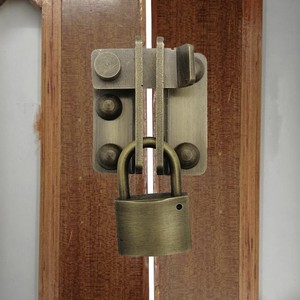 锁扣挂锁加厚搭扣老式简易门锁木门锁牌门扣家用门鼻子102人付款6