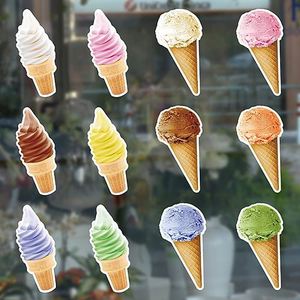 彩虹冰淇淋球海报图片