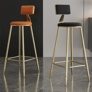 ikea宜家吧台椅高凳子靠背前台椅子现代简约轻奢高脚凳酒吧椅吧凳