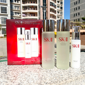 顺丰包邮 sk2/skii水乳套装三件套神仙水230ml清莹露乳液护肤套盒