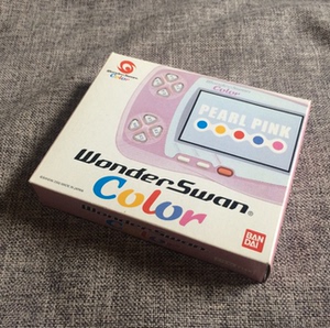 超美品 万代原装日版 珠光粉色 wsc 掌机 bkjds