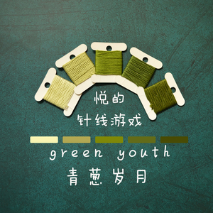 悦的针线游戏青葱岁月系列法国DMC原装进口分装按米裁剪绣线