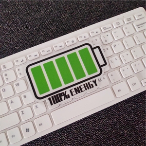 小牛車貼 eva电力充足个性反光贴小牛电动车贴纸车尾警示贴花