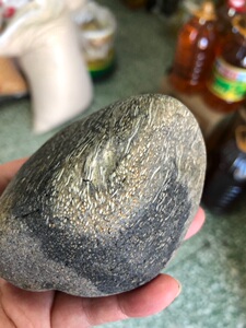 黑龙江天然明丝草花玉桫椤化石标本原石雕刻料摆件392克