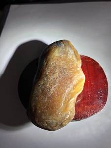 黑龙江天然树化蜡树化玉木化玉化石标本原石油润通透雕刻料131克