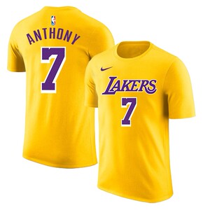 NBA新款湖人队科比詹姆斯安东尼威少篮球运动速干短袖T恤