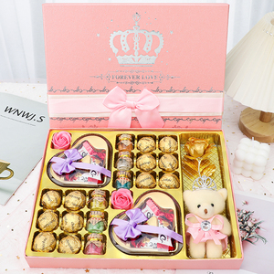 德芙巧克力礼盒装送女友520情人节礼物女生日闺蜜老婆零食大礼包