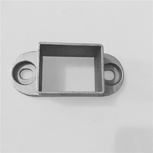 铝合金护栏配件固定座铝艺栏杆围墙直座连接件底座立柱铸铝接头