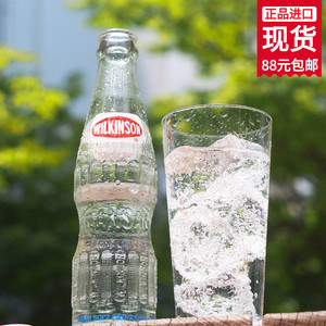 日本进口朝日wilkinson 强碳酸饮料气泡水 调酒苏打水玻璃瓶190ml