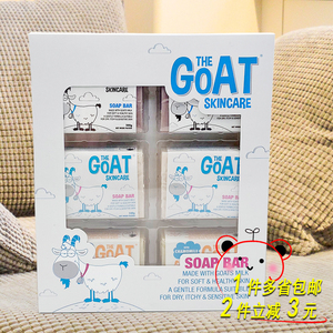 The Goat Skincare澳洲天然羊奶皂组合装6块原味洋甘菊椰子油三味
