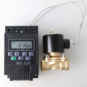 电子阀门水开关定时电磁阀水阀自动开关时间控制水管阀门浇花放水