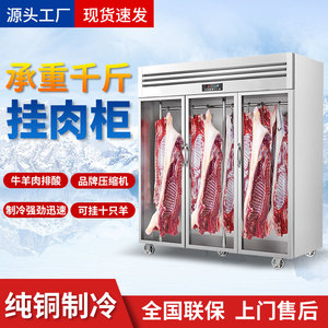 挂肉柜商用保鲜柜牛羊鲜肉冷冻柜熟成柜冷藏立式冷鲜肉排酸展示柜