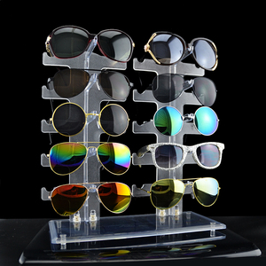 透明眼镜展示架亚克力近视眼镜架太阳镜展示道具墨镜陈列架子多层