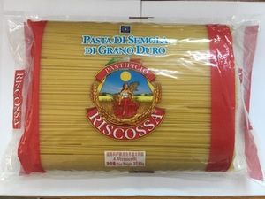 进口4#丽歌（瑞斯科萨牌）意大利面条3KG  西餐厅商用广东包邮