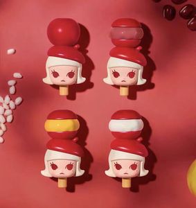 泡泡萌粒MOLLY冰糖葫芦系列公仔POPMART泡泡玛特北京限定玩具盲盒