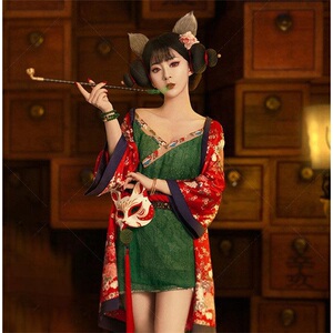 白蛇缘起cos服狐狸狐妖小狐狸精宝青坊主cosplay服装女现货