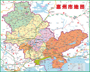 惠州地图