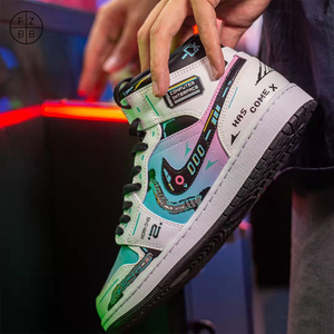 fzbb球鞋定制nike air jordan 1 赛博朋克电玩机能男篮球鞋运动鞋