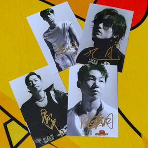 2021年芭莎披荆斩棘的哥哥李响言承旭黄贯中亲笔签名照片 海报