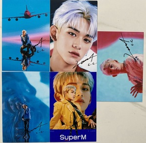 superm 正规1 super one 黄旭熙 lucas 亲笔签名照 12寸签名海报